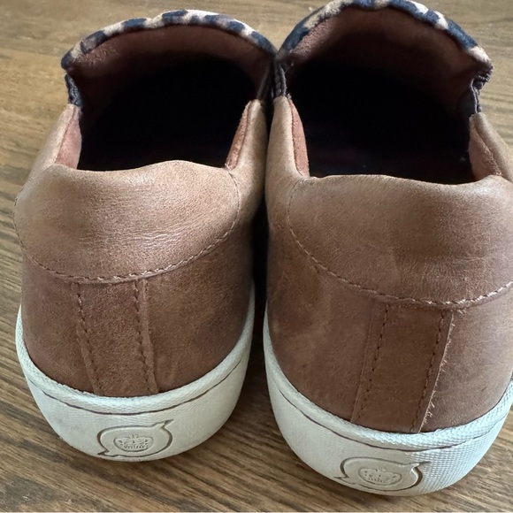 Born Leather Leopard Print Slip On Loafers Sneakers Women’s size 8 - Picture 9 of 12